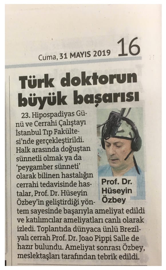 Prof. Dr. Hüseyin Özbey Basında Biz Görsel 2